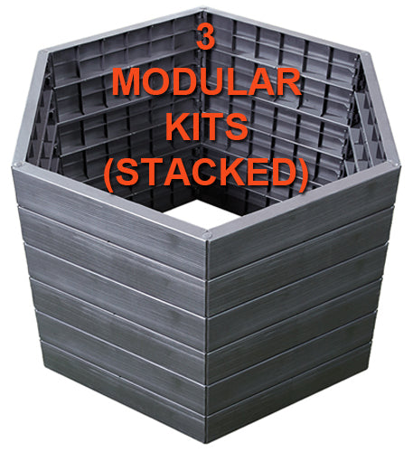 Modular Raised Bed - Single Unit  Made in Germany