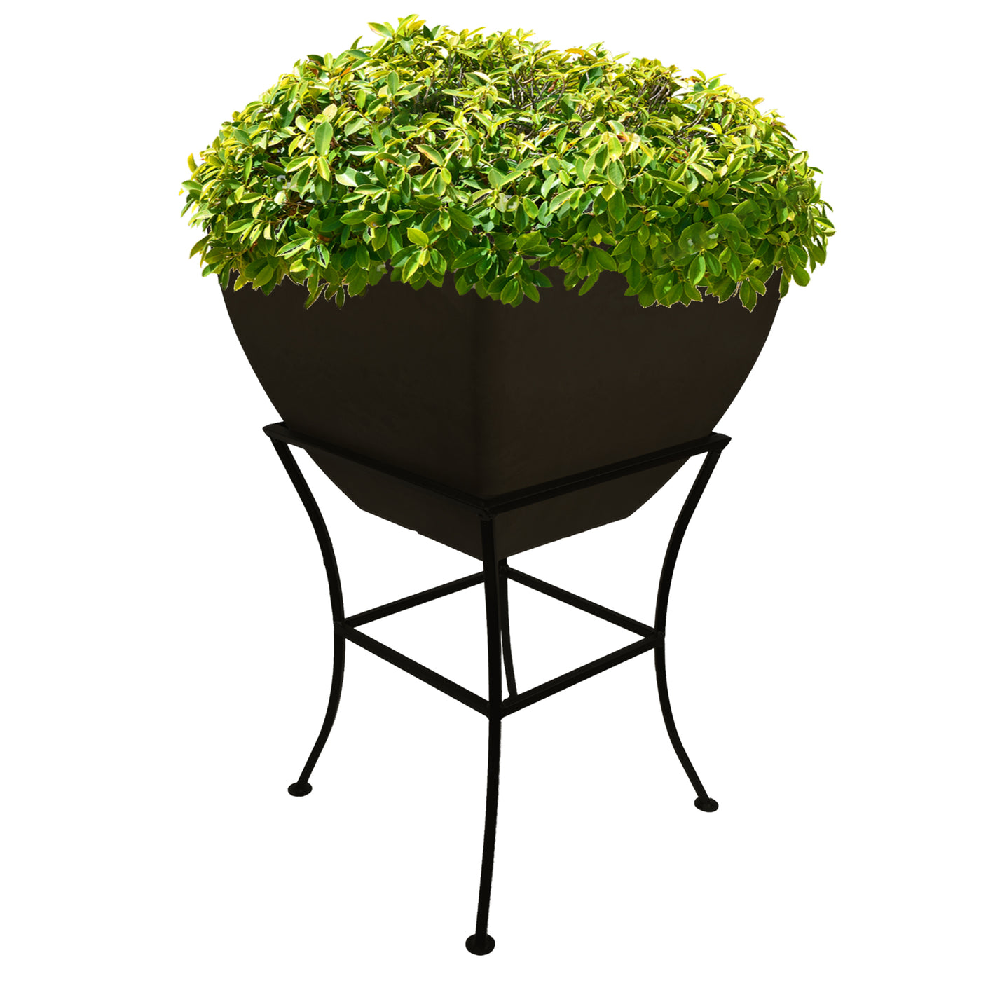 Elevated Square Urban Body Planter with stand 20" Square- Graphite - GreenLivingSupply-Store