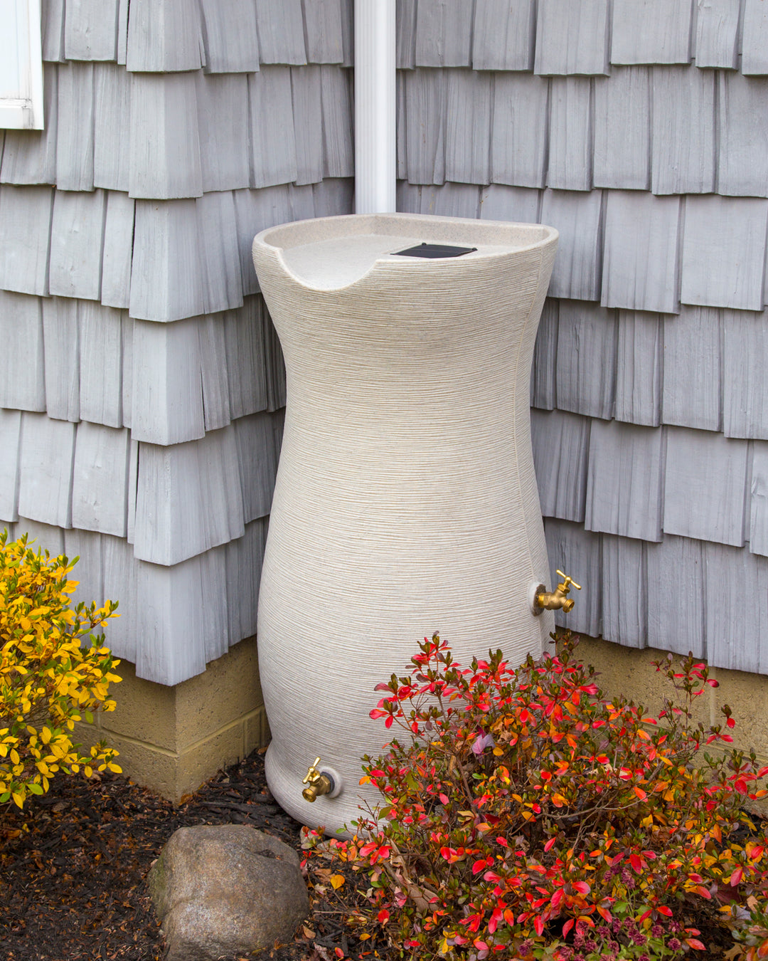 Impressions Corsican 50 Gallon Rain Saver - Sandstone - GreenLivingSupply-Store