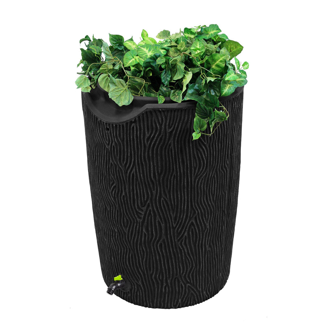 Impressions Eco Bark 50 Gallon Rain Saver - 100% Recycled Material