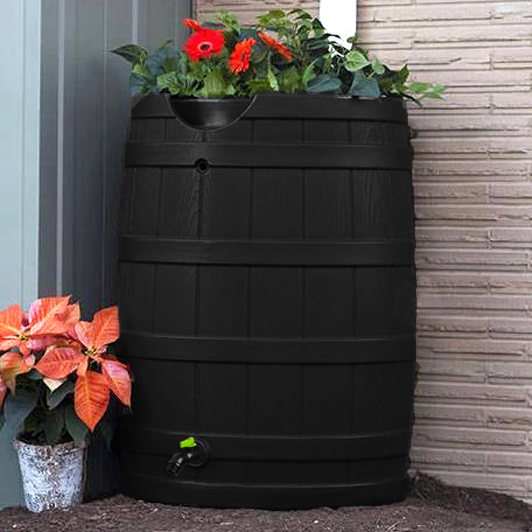 Rain Wizard Eco 65 Gallon Rain Barrel - 100% Recycled Material