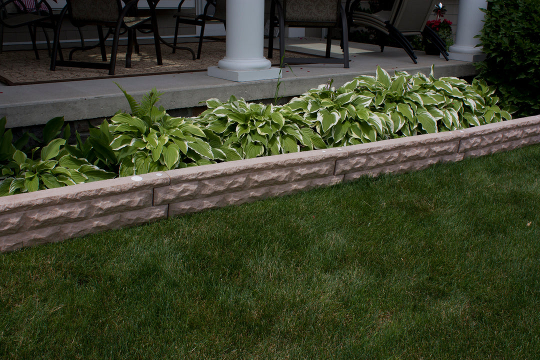 Garden Wizard Self Watering 4 Foot Stone Landscape Border Wall