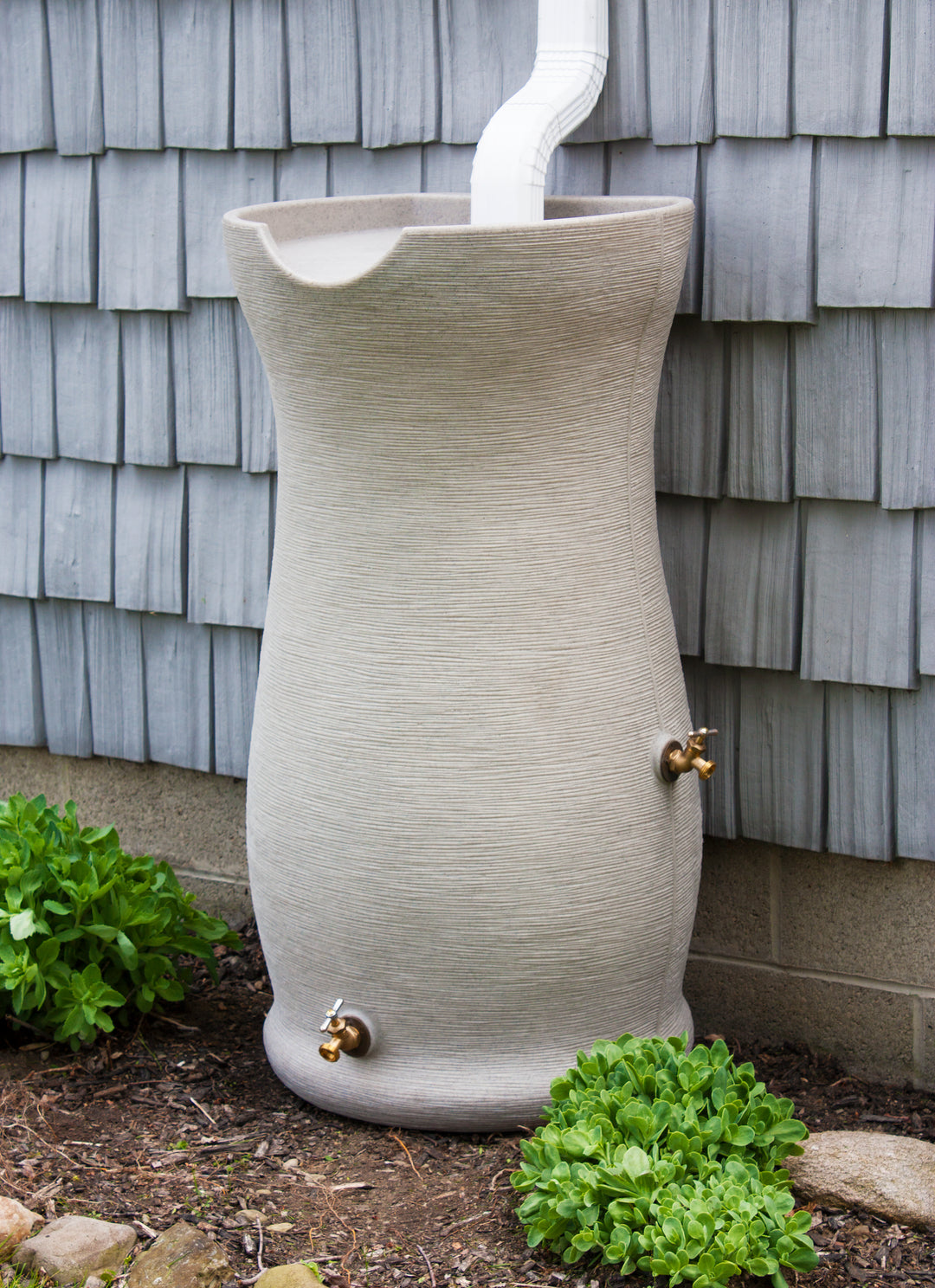 Impressions Corsican 50 Gallon Rain Saver - Sandstone - GreenLivingSupply-Store