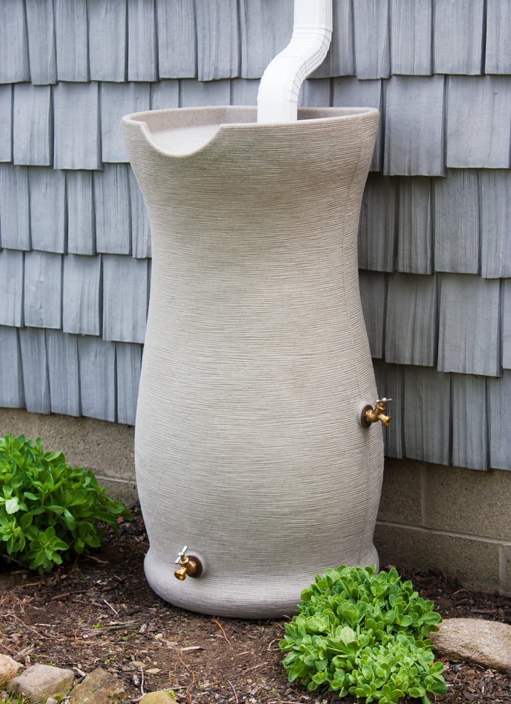 Impressions Corsican 50 Gallon Rain Saver - Sandstone - GreenLivingSupply-Store