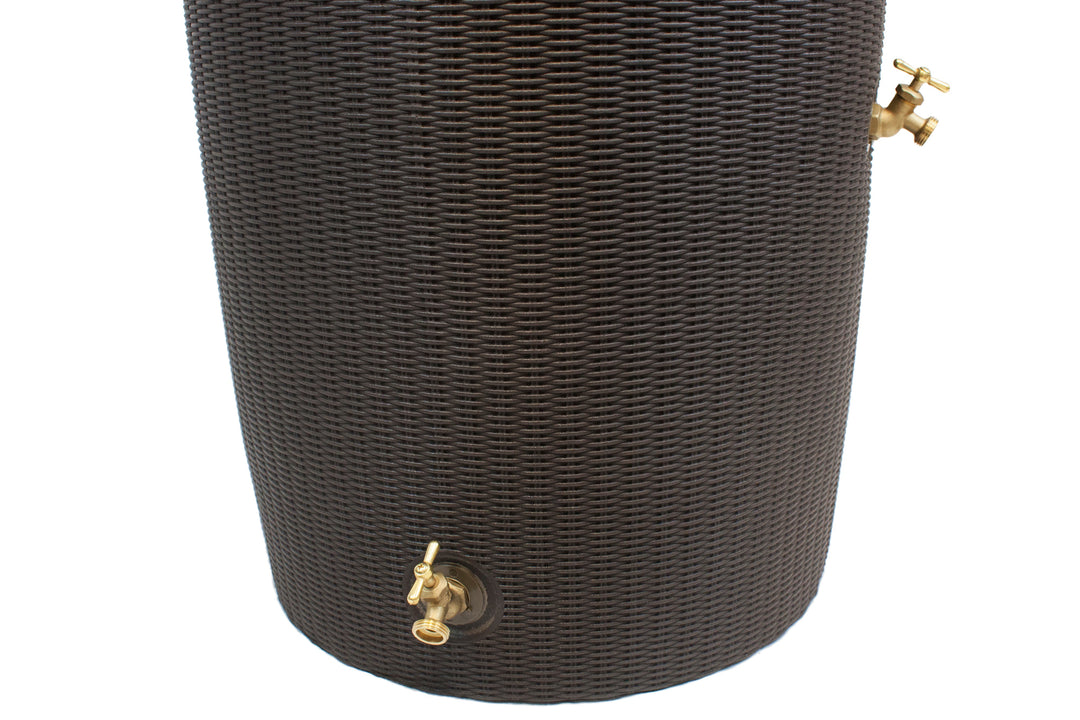 Impressions Bali 50 Gallon Flat Top Rain Saver - NO Planter