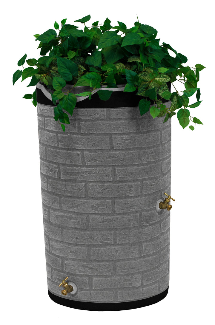 Impressions 50 Gallon Downton Dark Ribbed Rain Saver