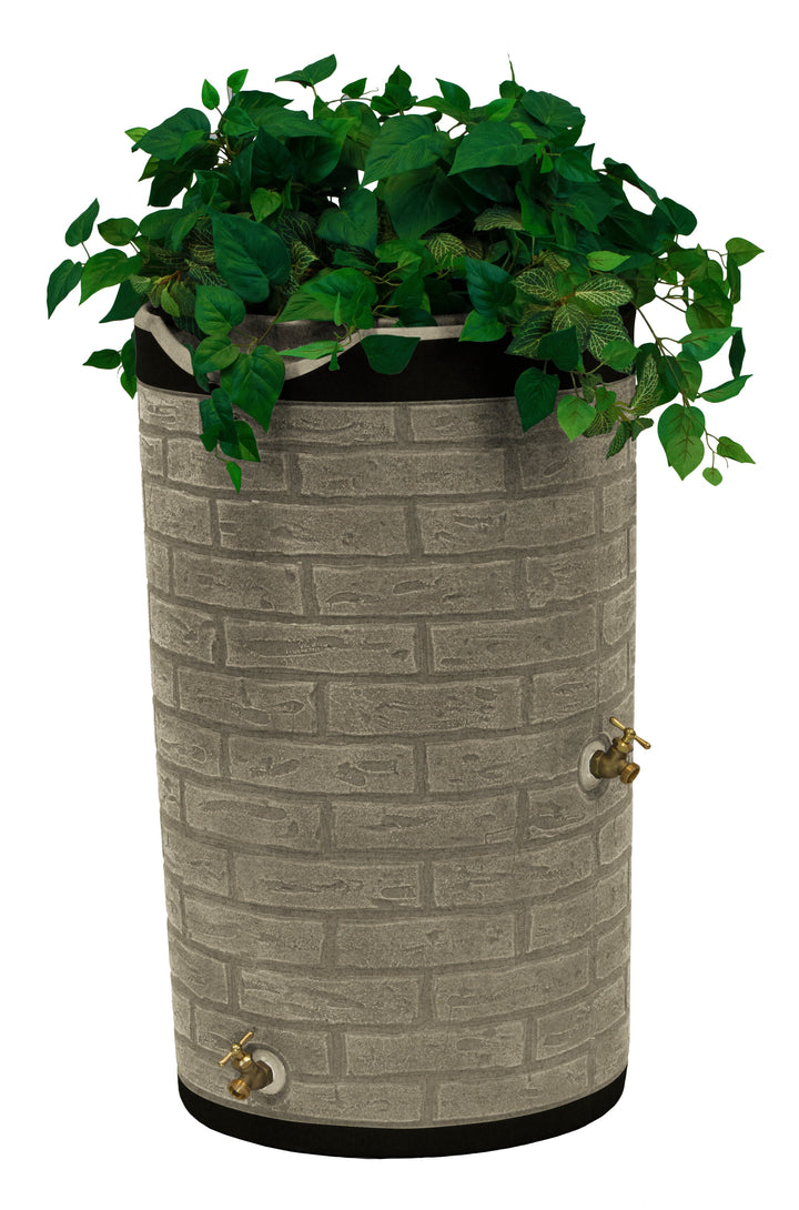 Impressions 50 Gallon Downton Dark Ribbed Rain Saver