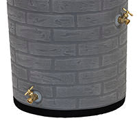 Impressions 50 Gallon Downton Dark Ribbed Rain Saver