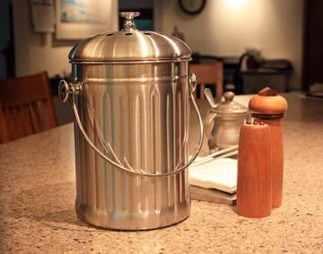 Kitchen Accents® SS Kitchen Composter - GreenLivingSupply-Store