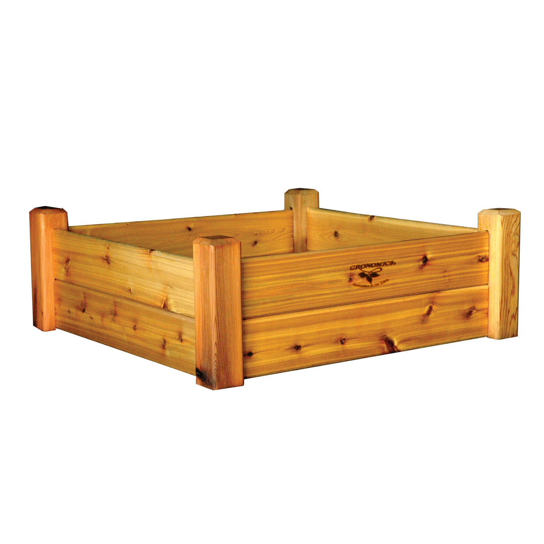 Gronomics Western Red Cedar Raised Garden Bed 34x34x12