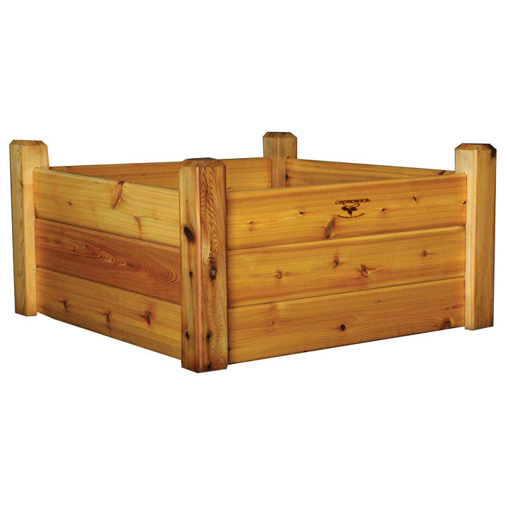 Gronomics Western Red Cedar Raised Garden Bed 34x34x19