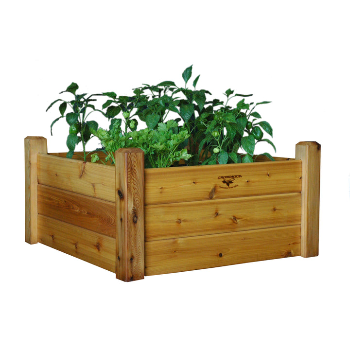 Gronomics Western Red Cedar Raised Garden Bed 48" x48&