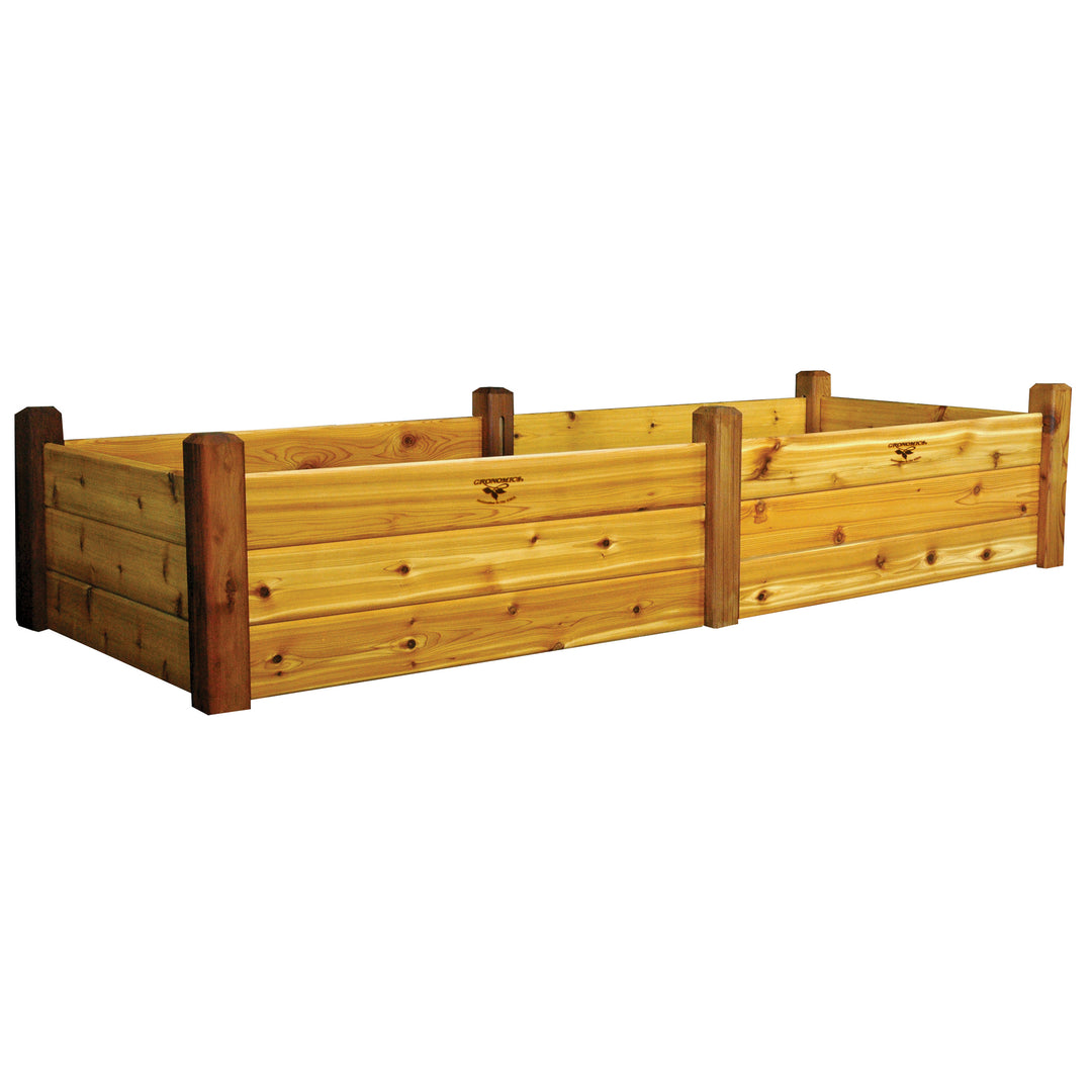Gronomics Western Red Cedar Raised Garden Bed 48"x95"x19"