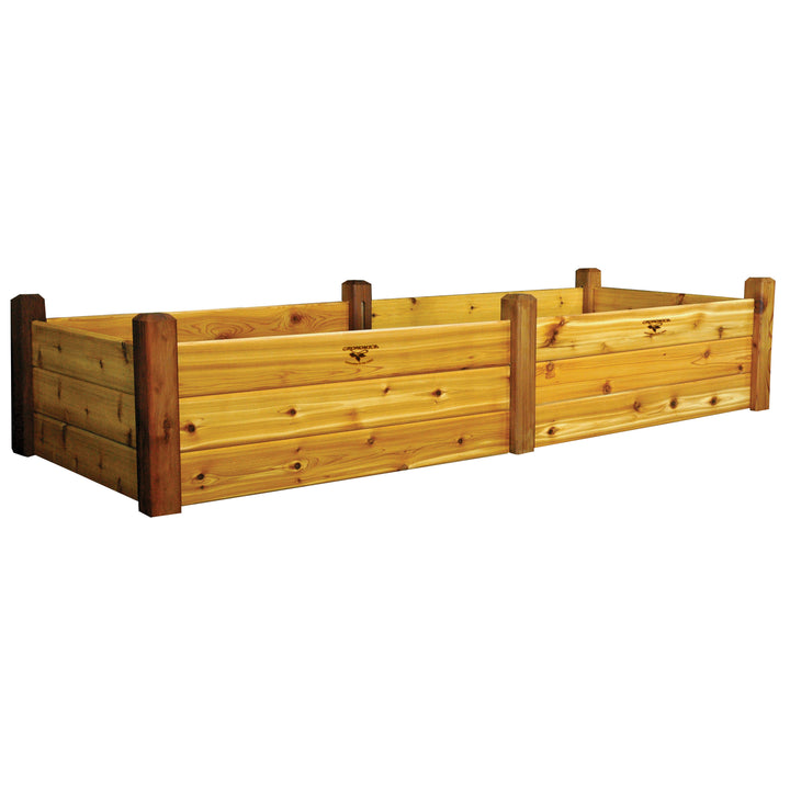Gronomics Western Red Cedar Raised Garden Bed 48"x95"x19"