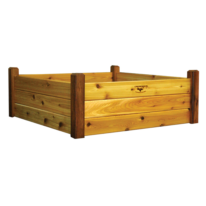 Gronomics Western Red Cedar Raised Garden Bed 48" x48&