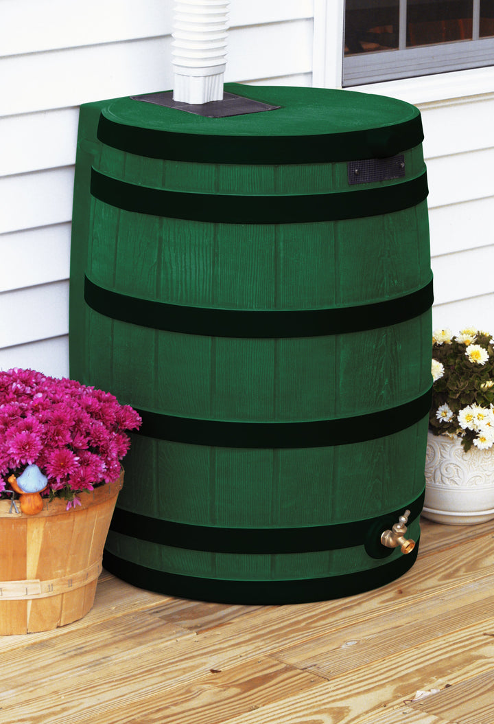 Rain Wizard 40 Gallon Rain Barrel with Darkened Ribs