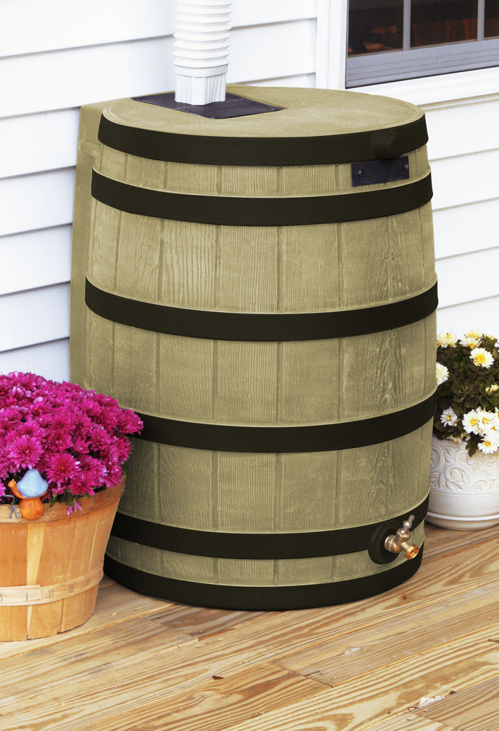 Rain Wizard 40 Gallon Rain Barrel with Darkened Ribs