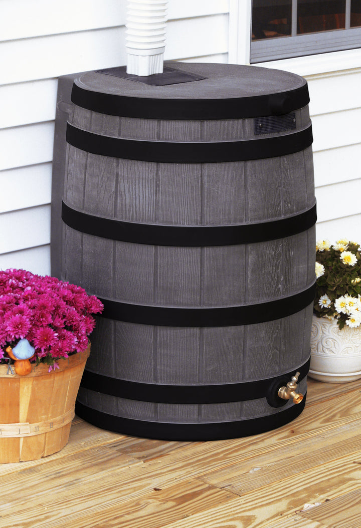 Rain Wizard 40 Gallon Rain Barrel with Darkened Ribs