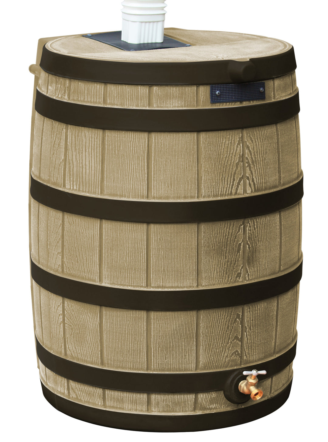 Rain Wizard 50 Gallon Rain Barrel with Darkened Ribs
