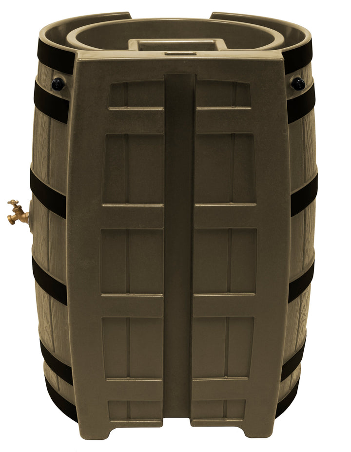 Rain Wizard 65 Gallon Rain Barrel with Darkened Ribs