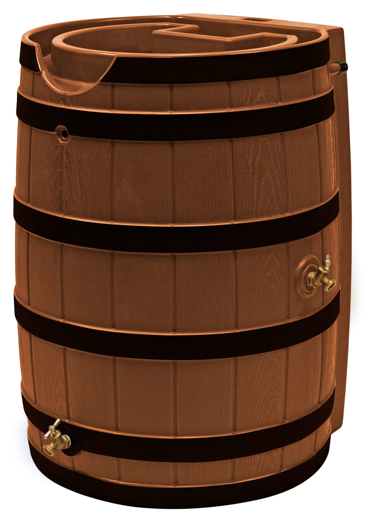 Rain Wizard 65 Gallon Rain Barrel with Darkened Ribs