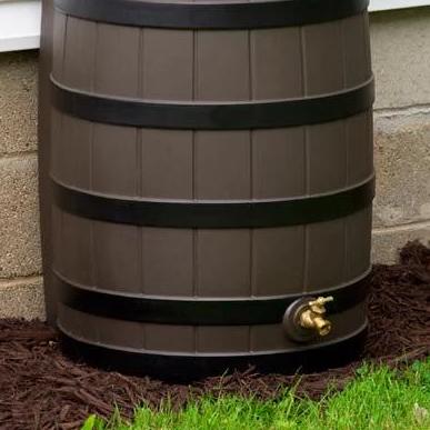 Rain Wizard 40 Gallon Rain Barrel with Darkened Ribs