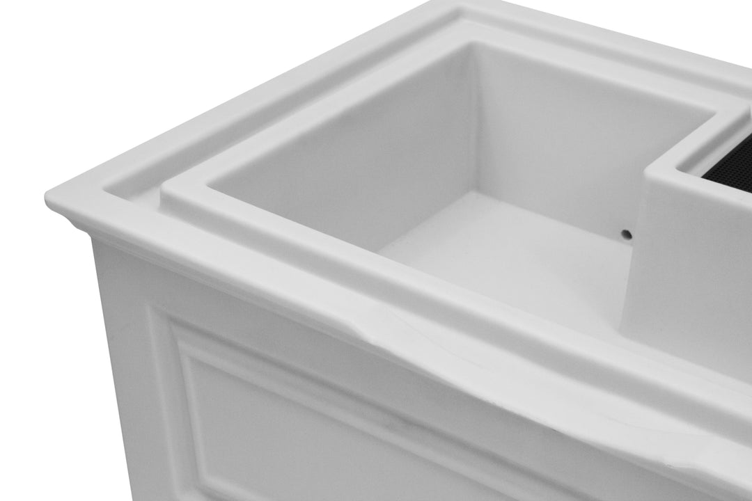 Savannah Elevated Garden Rain Saver -Cool Gray