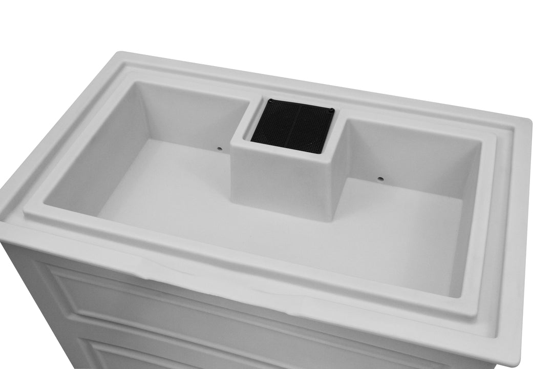 Savannah Elevated Garden Rain Saver -Cool Gray