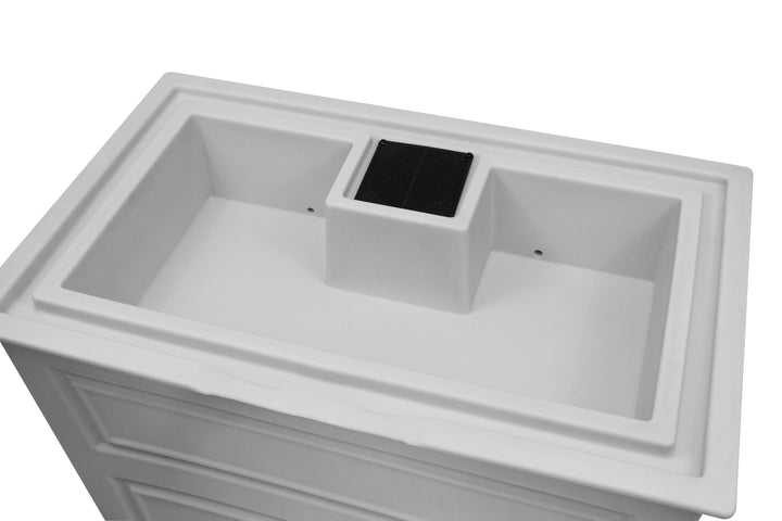 Savannah Elevated Garden Rain Saver -Cool Gray