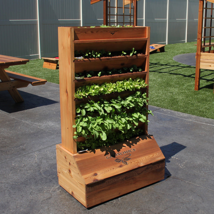 Gronomics Western Red Cedar Vertical Garden 32x45x9"D - Assembled