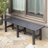 Veg Trug Aluminum Bench - (Powder Coated Metallic Gray) - 3 Sizes