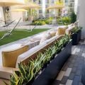 Jay Scotts Camoux Narrow Fiberglass Planter Box - 48" L x 8" W x 18" H