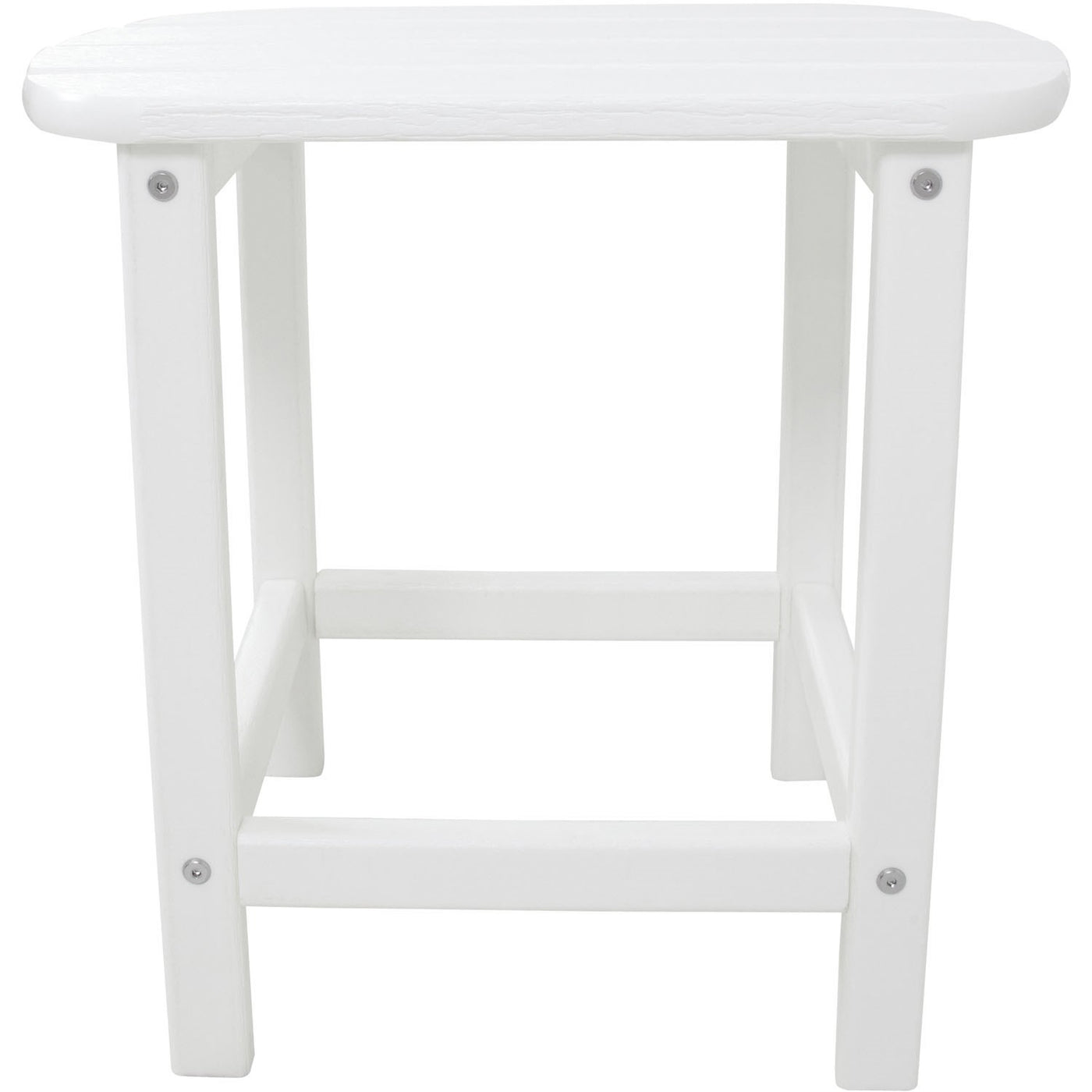Hanover All-Weather 19"x15" Side Table - White - GreenLivingSupply-Store