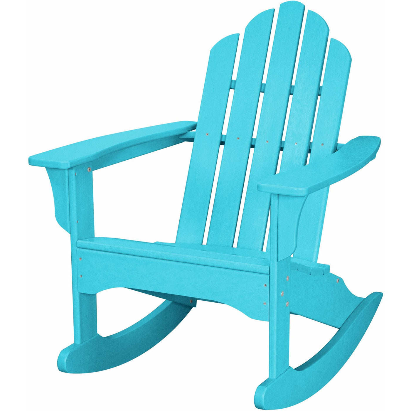 Hanover All-Weather Adirondack Rocking Chair - Blue, Aruba - GreenLivingSupply-Store