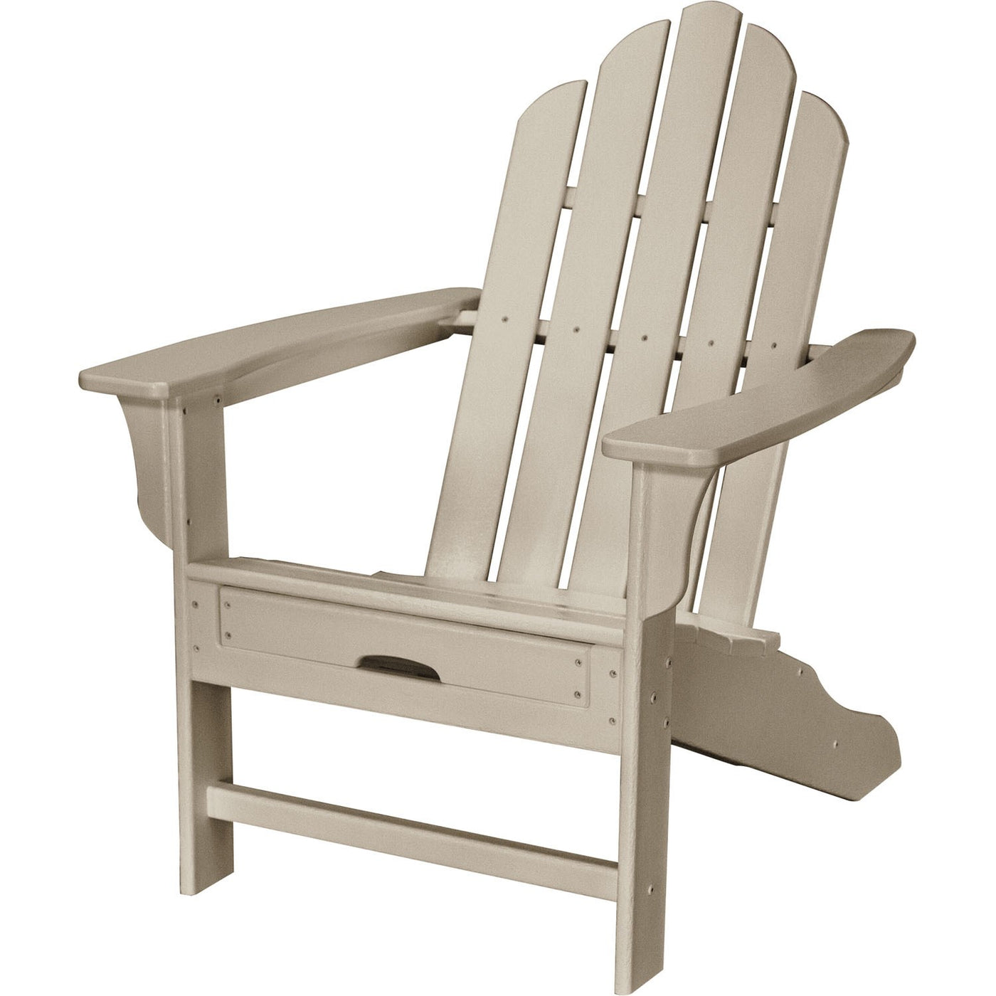 Hanover All-Weather Adirondack Chair w/ Attached Ottoman - Sand - GreenLivingSupply-Store
