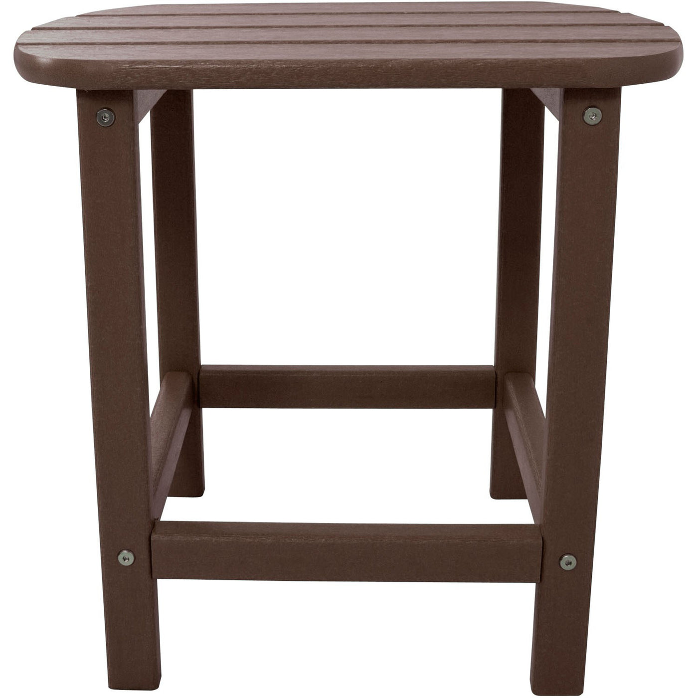 Hanover All-Weather 19"x15" Side Table - Mahogany - GreenLivingSupply-Store