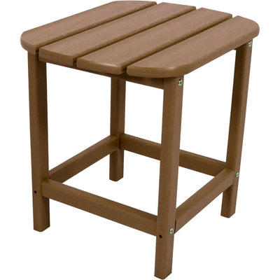 Hanover All-Weather Porch Rocker Set: 2 Porch Rockers and Side Table - Teak