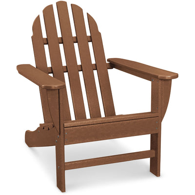 Hanover NEW All-Weather Adirondack Chair - Teak - GreenLivingSupply-Store