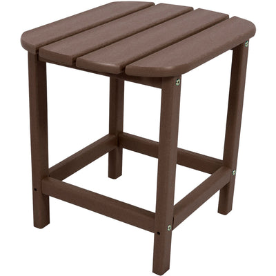 Hanover All-Weather 19"x15" Side Table - Mahogany - GreenLivingSupply-Store