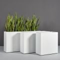 Jay Scotts Milano Long Rectangle Fiberglass Planter 24" L x 10" W x 24" H