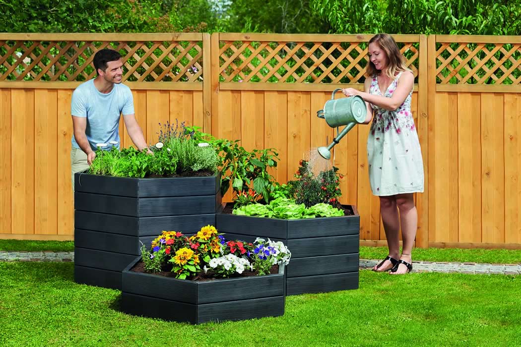 Modular Raised Bed - Single Unit  Made in Germany